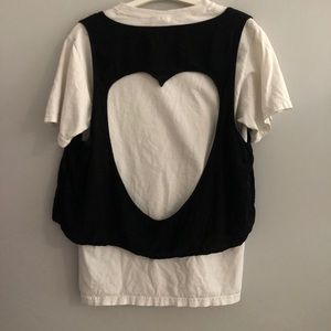 Brandy heart cut out tank (back shown)
